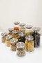 Set of 12 Metal Jars with Lids -Labeled-Spice Container, Food Container, Grain Container - 500 Ml, 750 Ml, 1300 ml Gift Set - 2
