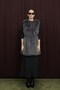 Women's Belted Lolita Fur Vest - 15223Ylk Anthracite - 3