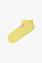 Girl's Relaxolot Sea Shell Patterned 4 Pairs of Booties Socks - 3