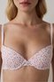 Light Pink Pleasure Patterned Lace Bra - 4