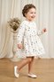 Baby Girl Dress Girls' Dress Birthday Party Wedding Long Sleeve Lined Cotton Dress
