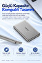 PicoGo Ultra-Slim Qi2 Titanyum 10000 mAh Hızlı Şarj MagSafe Powerbank - 6