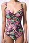 Briella Shirred Floral Corseted Recovery Swimsuit - 5