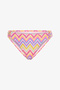 Zigzag Macrame Low Rise Bikini Bottom