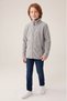 Polarline Kids Thermal Fleece Coat Gray