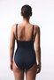 Black Dina Corset Recovery Swimsuit - 4