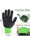 Oyster Shucking Gloves and Seafood Tool Kit,TPE Hand Protector for Clams and Scallops,Green - 2