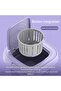 Portable Folding Mini Washing Machine,8L High Capacity Automatic Washer for Underwear and Baby Clothes,Purple - 4