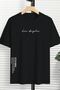 Men's Los Angles Printed Oversize T-shirt - 2