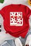 Unisex Serendipity Printed Oversize T-Shirt