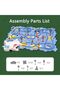 Universe Theme Puzzle Track Car Play Set,DIY Assembling Electric Rail Car Building Toy for Kids - 4