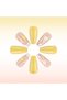 Flowers Press On Nails for Women,Medium Coffin Square,Spring Summer Fake Nails,Full Cover Nail Art Tips Kit,Yellow Floral Design,24 Pcs - 6