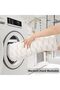 Non-Slip Flannel Plush Bath Mat,16 x 24 Inch Absorbent Shaggy Bathroom Rug,White - 4