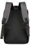Grey 17 Inch Laptop Backpack with USB Charging Port,Water Resistant Business Travel Daypack - 4