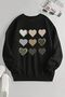 Unisex Friendly Bears Printed Crew Neck Sweatshirt