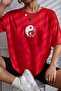 Unisex Yin & Yang Printed T-shirt - 2