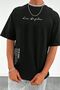 Men's Los Angles Printed Oversize T-shirt