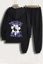 Unisex Positivity Printed Tracksuit Set