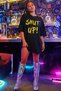تيشيرت بتصميم مطبوع Shut Up - 2