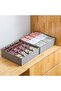24 Cell Collapsible Socks and Underwear Drawer Organizer,2 Pack Closet Storage Boxes for Lingerie and Ties - 8