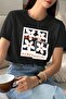 Unisex Serendipity Printed Oversize T-Shirt
