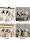 Heavy Duty Shower Suction Hooks for Towel and Robe,2 Pack Strong Vacuum Suction Cup Hooks,No Drill Bathroom Wall Hooks - 3