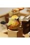 Handmade Wooden Carved Bird Decor,Hand-Painted Bird Figurine with Small Wooden Stake,Decorative Animal Sculpture for Home and Office - 5