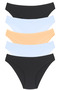 1001 Women's 5-Piece Daily Slip Panties V13 - 3