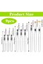 9 Pcs Watercolor Brush Pens,Refillable Water Soluble Paint Brushes for Calligraphy and Sketching - 7