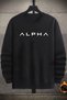 Unisex Alpha Crew Neck Sweatshirt