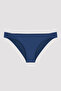 Navy Blue Moonlight Ruffle Detailed Hipkini Bikini Bottom - 4