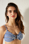 Wind Bra Striped Bikini Top - 4