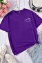 Unisex Hearts Printed Design T-shirt
