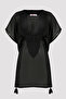 Black Basic Kaftan - 5
