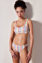 Kofi Bra Textured Multicolor Bikini Top - 4