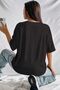 Unisex Baseball Printed Oversize T-shirt - 3