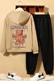 Children's Face To The Sun Printed Tracksuit Set