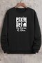 Unisex Whatever My Master Says Goes Printed Crew Neck Sweatshirt