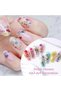 8 Boxes Dried Gypsophila and Hydrangea Flowers for Nail Art,Multi-Color Floral Petals for DIY Resin Jewelry and Crafts with Tweezers - 2