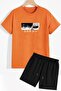 Anime Shorts T-shirt Tracksuit Set