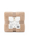 Mellow King Micro Flannel Blanket – 240 × 220 cm | Ultra Soft & Cozy | Lightweight Warm Blanket for Bed & Sofa | Beige - 4