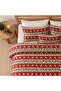 Northern Lights Double - Elastic Sheet - Cotton Duvet Cover Set - 3