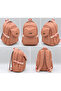 Luxury Unisex Water-Resistant Fabric Daily Travel and Backpack / 262 - 8