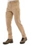 Men's Tactical Outdoor Waterproof Dark Beige Softshell Trousers with Fleece Inside - 5