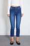 Zippered Cut-Off Leg Jeans - 4