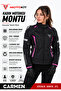 Crazybull Carmen Pink 3-Layer 4-Season Protective Reflective Women's Biker Jacket (Slim Fit, Order One Size Larger)