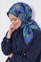 Cotton Silk Scarf with Tie-Dye Pattern Ls2204 - 2