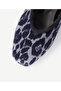 Leopard Printed Velvet Mary Jane Ballerinas - 4