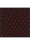 Brown Geometric Pattern 100% Twill Silk Scarf 4427-33 - 3