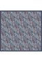 Blue Ethnic Pattern 100% Twill Silk Scarf 4404-35 - 3